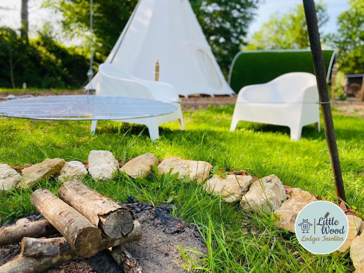 Little Wood Lodges Insolites Bailly-aux-Forges Exterior foto